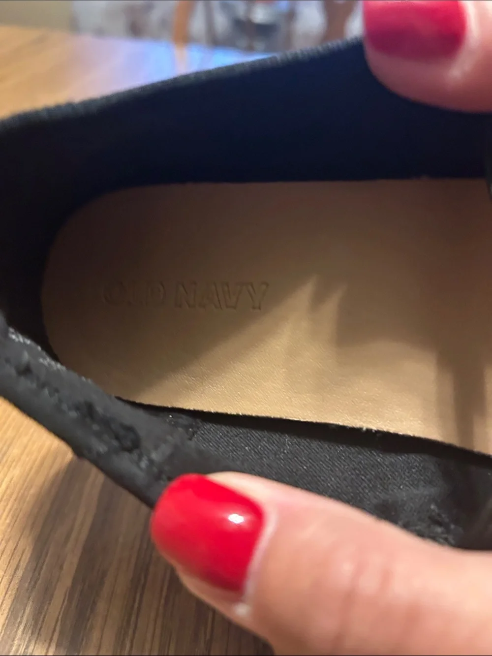 Old Navy Black Girls Bow-Front Ballet Flats